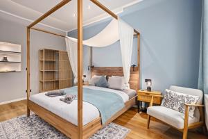 EDLER WOHNRAUM Luxuriöses Stadtstudio mit Balkon, Kaffeevollautomat & Klima