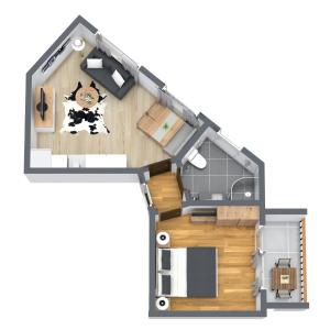 One-Bedroom Apartment with Balcony room in Soelden Lounge