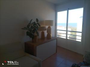 Playa Oliva con vista al mar y con piscina