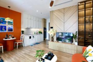 Homestay 1 ngủ Landmark Onsen Ecopark view hồ, sân gôn