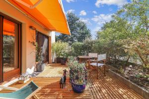 Charmant Appart, terrasse verdoyante, proche Paris