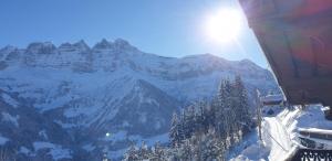 Chalet le Grenier des Crosets, Vue exceptionnelle sur les Dents du Midi