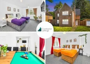 Elegant 3 Bedroom Detached House By Your Lettings Short Lets & Serviced Accommodation Peterborough With Free WiFi & Parking - Grafham
