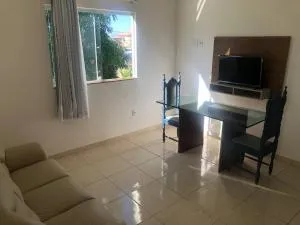 KITNET na praia d'Ulé, Guarapari - com ar condicionado - 蓬塔达弗塔