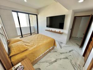 Departamento frente al mar sobre el malecón de Mazatlan