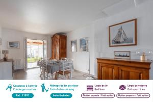 Maisons de vacances Maison familiale pour 6, St Clement des Baleines : photos des chambres