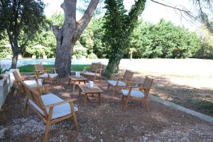 Villas charming house with private pool in lagnes, near isle sur la sorgue, in the luberon, in Provence, for 8 people : photos des chambres