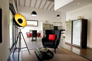 Villas Maison basque moderne avec piscine chauffee et vue : photos des chambres