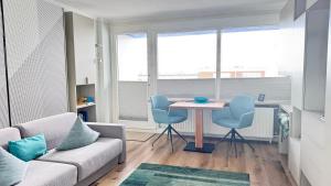 3-46, Haus Sylter Welle, Blick zur Westerländer Innenstadt