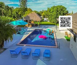 Miami amazing location, Luxury & Spacious, Large pool, BBQ, Game room, Pool - Hammocks