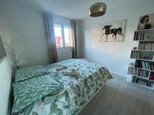 Appartements Appart cosy 4 a 6 pers - parking prive - 5 min Colmar - poele a pellets - 2 terrasses : photos des chambres