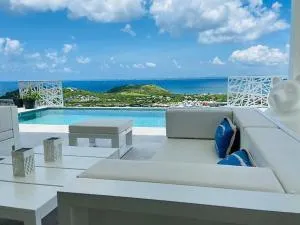 Prestigious Villa & Apartment Marewa with Breathtaking Ocean View - Saint Martin French Side - Quartier de la Grande Case
