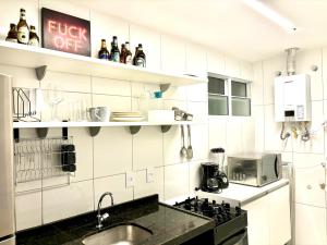 Apartamento com piscina Praia de Iracema, Aquarius Residence-Fortaleza