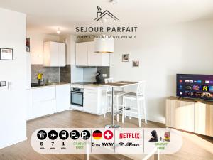 Appartements L-Acacia - Moderne avec grand balcon : Appartement 1 Chambre