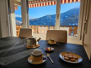 Havre de Paix et Confort à Vercorin, avec vue Panoramique
