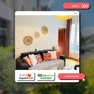 Appartements Paris Porte de Versailles - Near Metro : photos des chambres