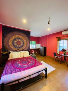 Landscape beachfront bungalow in Rawai