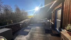 Ferienwohnung mit sonniger Dachterrasse am Pferdehof - Johanniskirchen