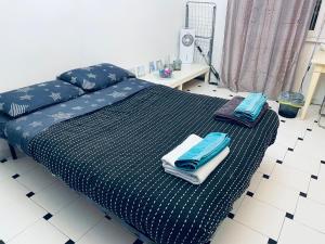 TRUE BLUE Room in Art Flat Bnb