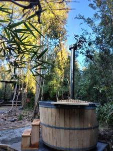 Cabaña en el bosque con opción tina caliente