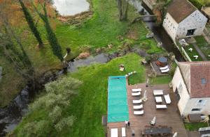 Maisons de vacances Moulin piscine spa tennis petanque billard 8 chambres : photos des chambres