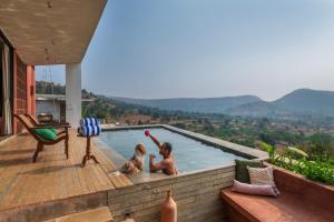 SaffronStays Ikigai Bonsai - 8BR Balinese-Indian villa estate with 2 infinity pools, jacuzzi & lotus pond