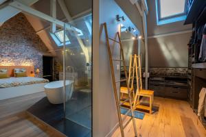 Appartements Gite La Maison Doree - Chaumiere pour 6 : photos des chambres