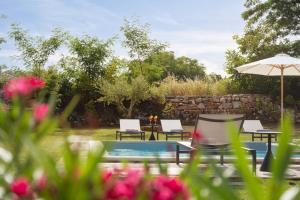 Rustic Villa Calluna & Cardamine with a pool 