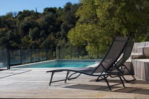 Villas Villa d-Exception avec Vue Panoramique et Piscine : photos des chambres