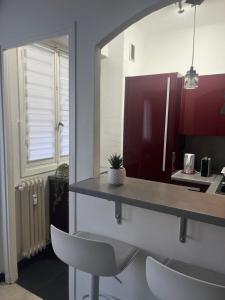 Nice Séjour Detente Studio Lumineux Balcon Cuisine Equipée Wifi