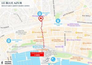 Le BlueAzur - Proche Palais centre Cannes