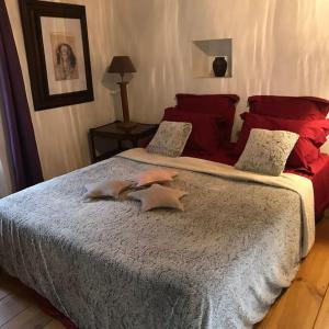 Maisons de vacances Maison de Charme avec piscine et Jacuzzi au dessus de la riviere : photos des chambres