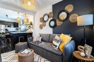 Boho Chic Retreat, 15-minute to DT & Free Parking - Laflèche