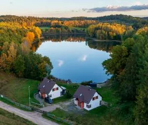 Domki na Kaszubach - nad jeziorem z balią i sauną - Kotowo