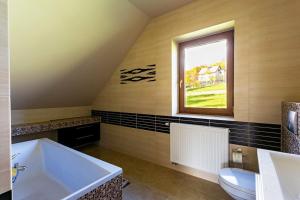 Dom z pięknym widokiem na góry