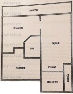 Résidence Le Serro Torre - 3 Pièces 6 pers - LE CERRO TORRE - 001CT - PLAGNE CENTRE MAE-1111