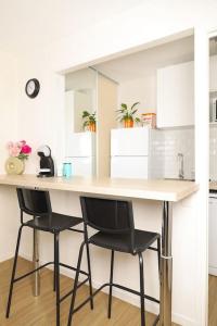 Appartements LA COX - Studio renove avec vue - wifi : photos des chambres