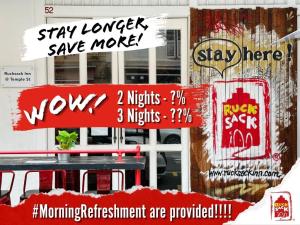 Rucksack Inn Temple Street - 旅舍, Singapore