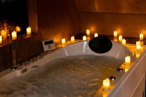 Appartements La Foret Enchantee - Chambre a theme Love Room Jacuzzi - Evasion pour deux : photos des chambres