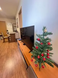 Studio no centro, novo com garagem - Restinga Sêca