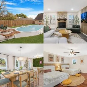 Relaxing Japandi Stay with Pool and Firepit - 斯塔福德