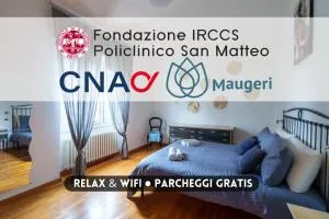 OSPEDALI e UNIVERSITÀ - Policlinico San Matteo a 300m - Parcheggio GRATIS - Borgarello