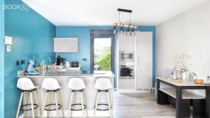 Maisons de vacances Gites Rozanna avec acces detente SPA JACUZZI : photos des chambres