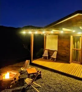 Chalé romântico com vista e banheira - Nova Petrópolis