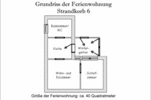 Haus Strandkorb FeWo Strandkob 6