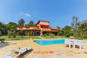 Casa grande com piscina e area verde em Ibiuna - Parurus