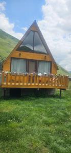 Mountain hut in Kazbegi