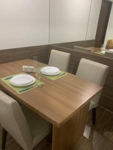 Flat charmoso com linda vista
