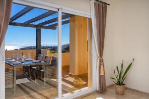 3 bedroom, top floor with fantastic terrace and pools