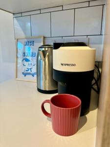 Harbourside garden flat with parking